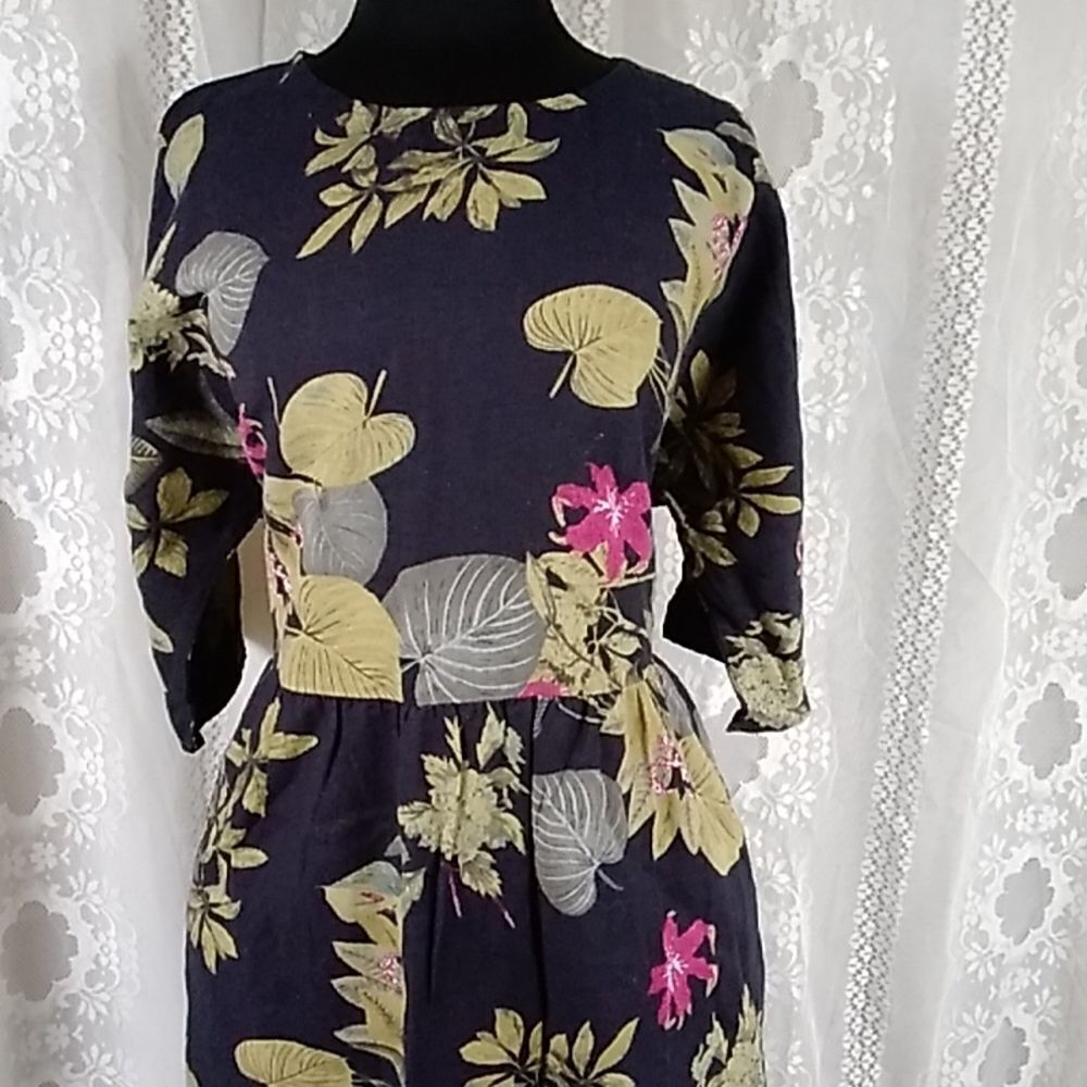 ZANZEA FASHIONS 100%COTTON WOMEN'S FLORAL DRESS SIZE, - Picture 5 of 12